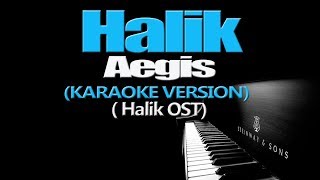 HALIK  Aegis KARAOKE VERSION Halik OST [upl. by Cristie]