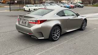 2017 Lexus RC 300 F Sport  Exterior WalkAround Video  Elite Auto Brokers [upl. by Ecinad]