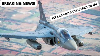 LCA Tejas Mk1A delivery ahead of time  a milestone achieved by HAL [upl. by Lemay]