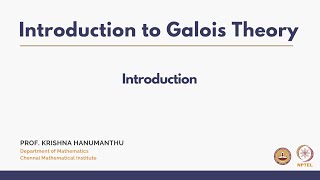 Introduction to Galois Theory [upl. by Baily]