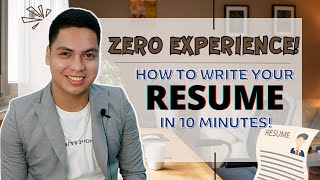 How To Write A Resume With No Job Experience  Get Hired [upl. by Nerine]