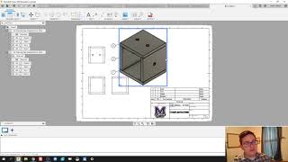 Multiview Drawings Exploded View and Bill of Materials  Day 46 of 100 Autodesk Fusion 360 Journey [upl. by Enenaj]