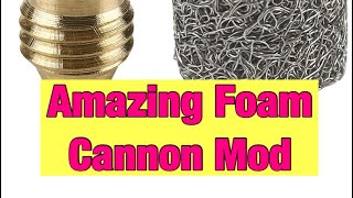 Amazon Foam cannon mod the 11mm orifice for amazing foam [upl. by Blanc]