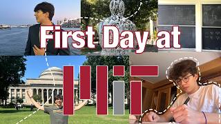 FIRST DAY OF CLASSES AT MIT vlog  advice [upl. by Aisel95]