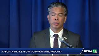 LIVE  California AG Rob Bonta is talking about increased penalties for corporate wrongdoing [upl. by Akyre]