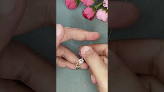 How to Make Daisy Flower Beads Bracelet  Beaded Bracelet Tutorial beadedbracelet shorts [upl. by Atinuaj]