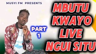 MBUTU KWAYO LIVE NGUI SITU ••• MBOSE KWA NDINDI KALIMA BOYS LIVE WITH MASTER MULLY [upl. by Tingey]