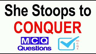 She Stoops to Conquer MCQs in Hindi  Multiple Choice Questions [upl. by Danny129]