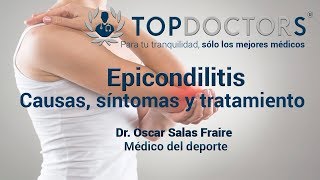 Epicondilitis o codo de tenista Causas síntomas y tratamiento [upl. by Yortal395]