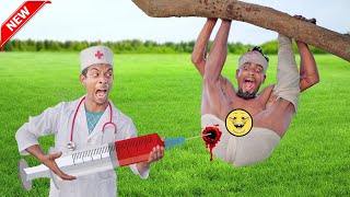 New Funniest Fun Comedy Video 2024Amazing Totally Funny Video 2024Trending Injection Wala Comedy 336 [upl. by Neitsirk]