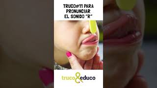 truco 11 para pronunciar el sonido R logopedia aprendeencasa niños madres shorts [upl. by Turne]