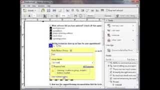 How to Create Fillable Forms in Acrobat Pro XI [upl. by Aissert317]