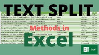 How to Split Text in Excel  Top Three Easy Methods [upl. by Ymarej638]