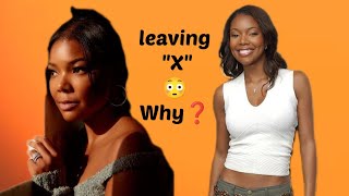 Gabrielle Union is Leaving quotXquot❓Why😳❓ [upl. by Charity]