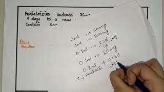 Drug Dose Calculation  Part 3  With Practical Aspect [upl. by Nyllek]