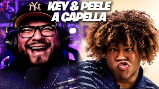 First Time Watching Key amp Peele  A Cappella Reaction [upl. by Romilda]