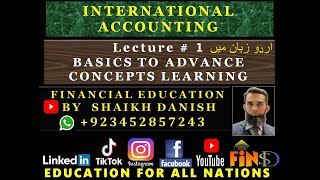 Lecture1 Part 2Urdu International Accounting Basic Level [upl. by Uranie]