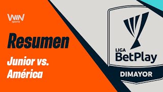 Junior vs América resumen y goles  Liga BetPlay Dimayor 20242  Fecha 15 [upl. by Burty]