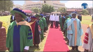 Uhuru Raila Odinga attend Jaramogi Odinga Odinga University sixth graduation [upl. by Arema650]