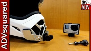 How To Custom GoPro Motorcycle Helmet Chin Mount [upl. by Jelsma]