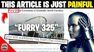 I Read the WORST Roller Coaster Article EVER  AI Generated [upl. by Nilkcaj]