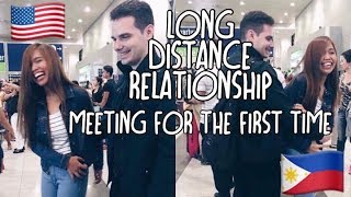 LONG DISTANCE RELATIONSHIP MEETING FOR THE FIRST TIME  USA and PHILIPPINES 9379 MILES [upl. by Naxela]