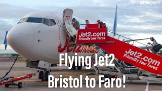 Flying Jet2 from Bristol to Faro [upl. by Oremoh344]