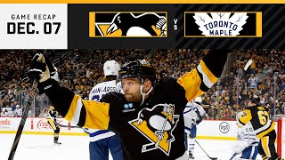 GAME RECAP Penguins vs Rangers 120724  Bunting Scores GWG Against Hometown Team [upl. by Odanref]