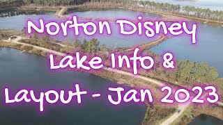 Norton Disney Lake Info  4K Drone [upl. by Idaf]