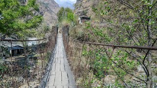 Day 6 of Muktinath Trekking in Nepal Ghasa to Tatopani [upl. by Yvonne]