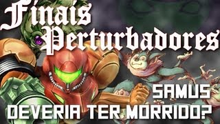 Finais PerturbadoresBad Endings Super metroid Samus deveria ter morrido 1 [upl. by Margette]