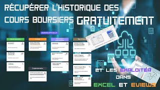 Récupérer GRATUITEMENT lhistorique des cours boursiers et les exploiter dans EXCEL et EVIEWS [upl. by Mateusz946]