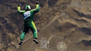 Luke Aikins No Parachute 25000 Feet Airplane Jump Complete Video [upl. by Rehpotsyrhc]