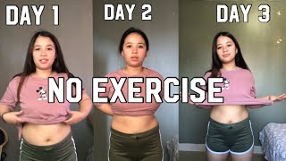 PAANO PUMAYAT NG MABILIS NO EXERCISE HOW TO LOSE WEIGHT FAST 3 DAYS WATER FASTING CHALLENGE [upl. by Eohce]