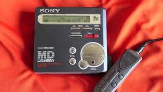 SONY MZR70 MINI DISC RECORDER [upl. by Smiga]