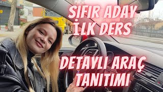 SIFIR SÜRÜCÜ ADAYLARI İÇİN İLK DERS ARAÇ TANIMA [upl. by Atinrehs]