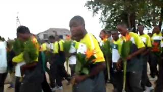 Zambian team lay wreaths in remembrance [upl. by Ijneb]