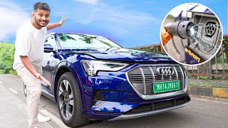 I Tried Audis First Electric Car ETron [upl. by Rhoades280]