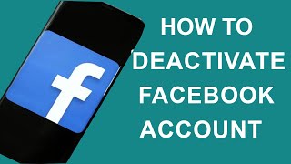 how to deactivate facebook account temporarily  deactivate Facebook [upl. by Romney]