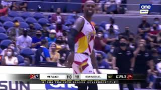 Shabazz hits goahead layup after own missed FT  PBA Governors Cup 2021 [upl. by Yme976]