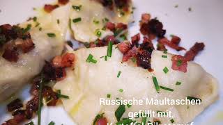 Russische MaultaschenPiroggen Teigtaschen [upl. by Berk]