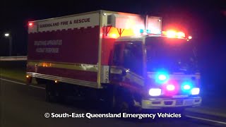 QFRS  QS31 and 648S Responding Cannon Hill amp Ripley  QPS  Two Units Responding [upl. by Thirzi]