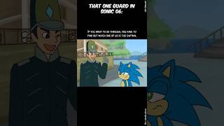 Guard be wasting Sonics time sonicthehedgehog sonicanimation [upl. by Azar]