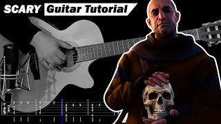 Gaunter o Dimm Theme THE WITCHER 3 OST — Scary Guitar Tutorial  TABS [upl. by Eric]