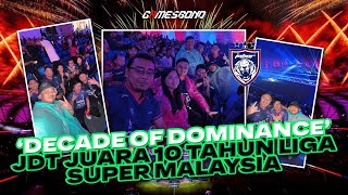 BUNGA API DAN DRONE SHOW PALING PADU 2023  JDT Decade Of Dominance JUARA LIGA SUPER MALAYSIA 10X [upl. by Redleh]