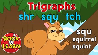 Trigraph Songs  shr squ tch  Rock ’N Learn [upl. by Anitsrhc]