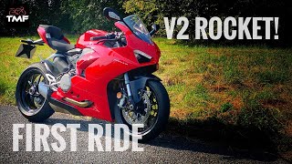 2020 Ducati Panigale V2 Review  First Ride [upl. by Elayor]