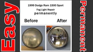 1999 Dodge Ram 1500 Sport Permanent Fog Light Repair [upl. by Atsed]