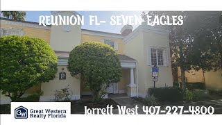 Reunion FL home condo townhouse for sale Jarrett West 4072274800 Orlando [upl. by Ocsisnarf]