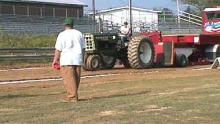 Oliver 1655 tractor pull 71710 [upl. by Dardani894]